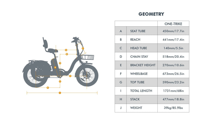 EUNORAU ONE-TRIKE 2.0 Foldable Trike with Rear Differential Folding Electric Trikes Deep Crimson 17