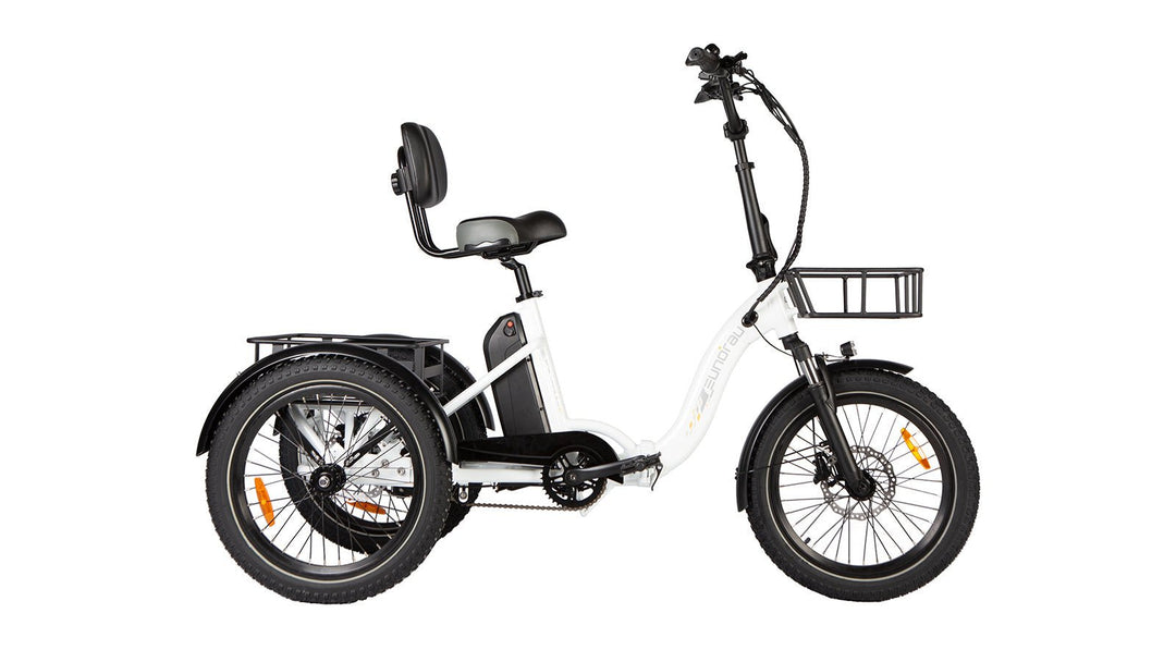 EUNORAU ONE-TRIKE 2.0 Foldable Trike with Rear Differential Folding Electric Trikes Deep Crimson 15