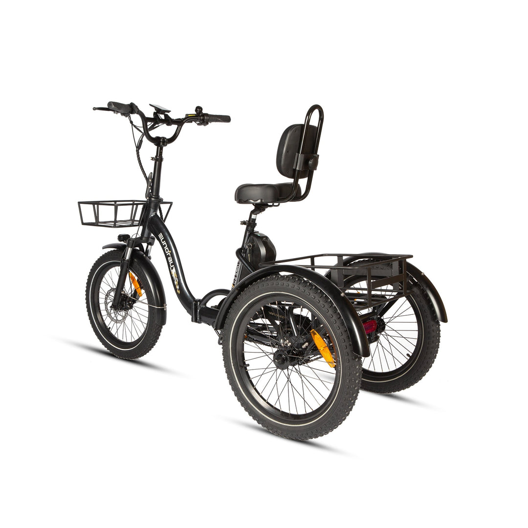 EUNORAU ONE-TRIKE 2.0 Foldable Trike with Rear Differential Folding Electric Trikes Deep Crimson 10