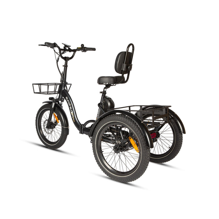 EUNORAU ONE-TRIKE 2.0 Foldable Trike with Rear Differential Folding Electric Trikes Deep Crimson 10