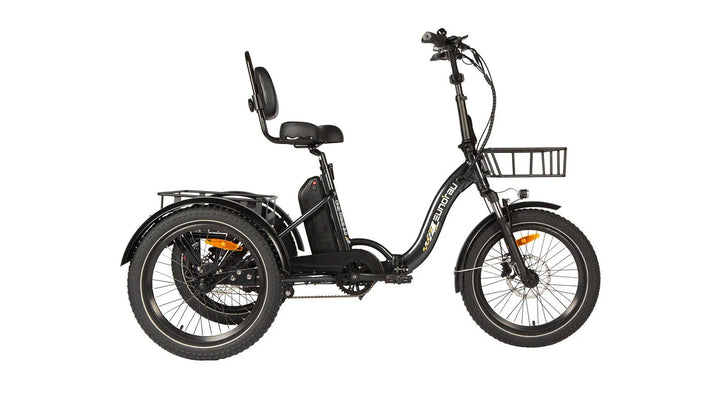 EUNORAU ONE-TRIKE 2.0 Foldable Trike with Rear Differential Folding Electric Trikes Deep Crimson 16