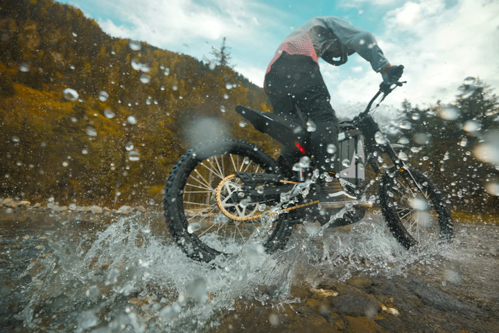 EUNORAU R1 Dirt EBike Dirt Electric Bikes Silver 14