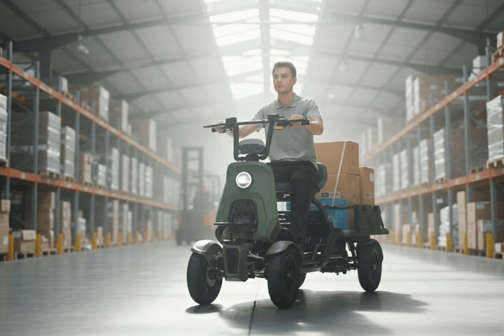 EUNORAU S1000 Electric Utility Quad ATVs, UTVs &amp; Go-Karts Army Green 5