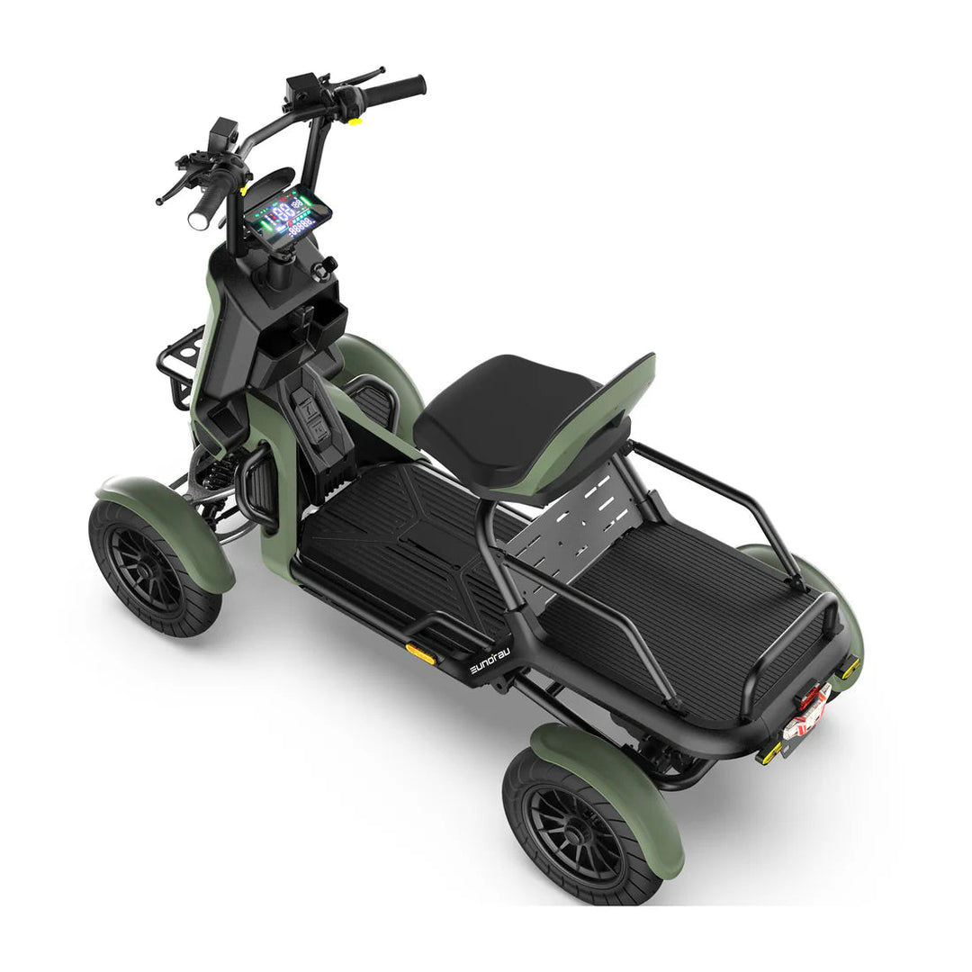 EUNORAU S500 Utility Quad Vehicle ATVs, UTVs & Go-Karts Army Green 4