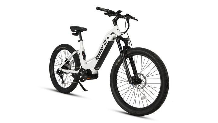 EUNORAU SPECTER-ST 2.0 1000W Mid-Drive Full Suspension MTB Step-Through EBike Mountain Electric Bikes Black 8