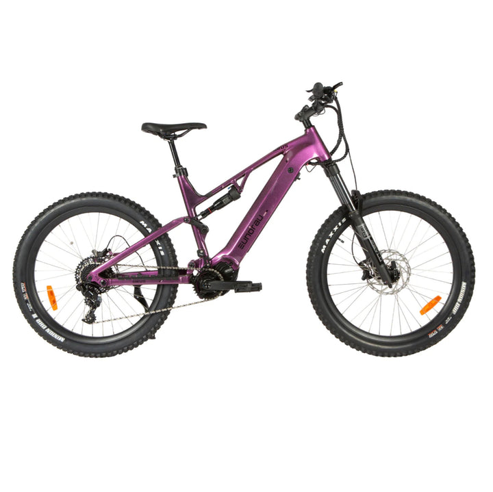 EUNORAU URUS 500W Mid Drive Full Suspension eMBT EBike Mountain Electric Bikes Amethyst 1