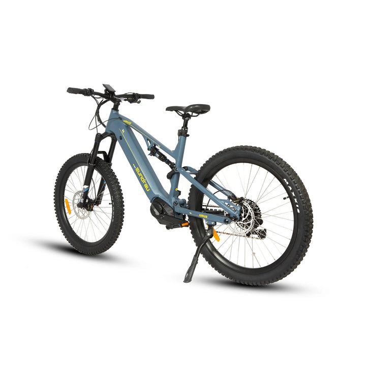 EUNORAU URUS 500W Mid Drive Full Suspension eMBT EBike Mountain Electric Bikes Amethyst 8