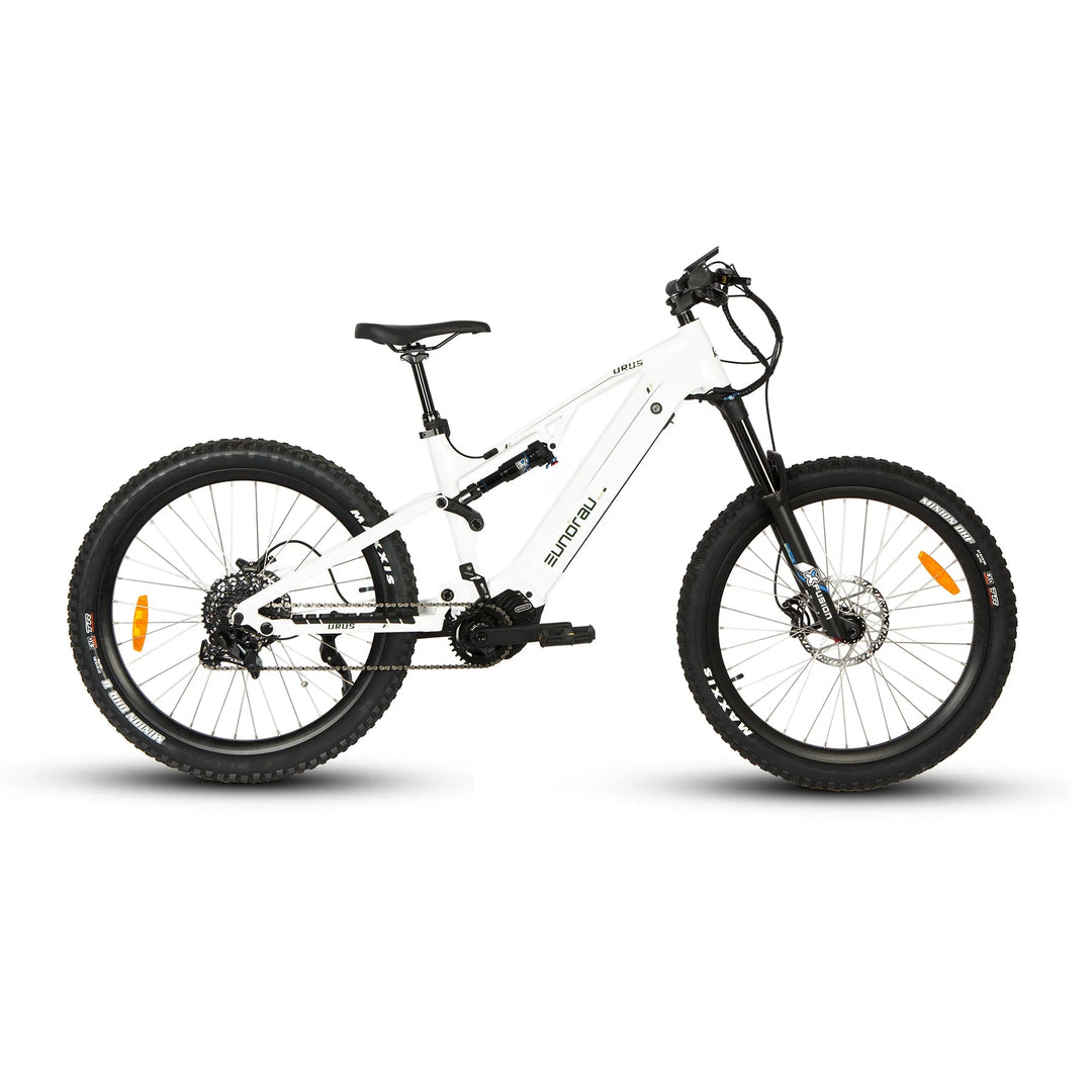 EUNORAU URUS 500W Mid Drive Full Suspension eMBT EBike Mountain Electric Bikes Navy 4