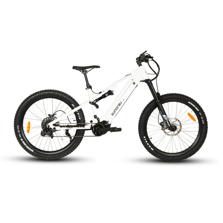 EUNORAU URUS 500W Mid Drive Full Suspension eMBT EBike Mountain Electric Bikes Navy 4