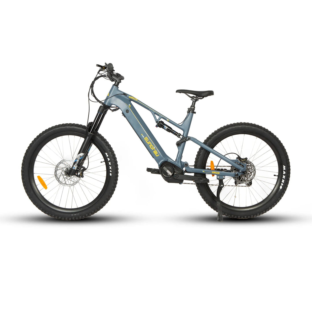 EUNORAU URUS 500W Mid Drive Full Suspension eMBT EBike Mountain Electric Bikes Amethyst 7