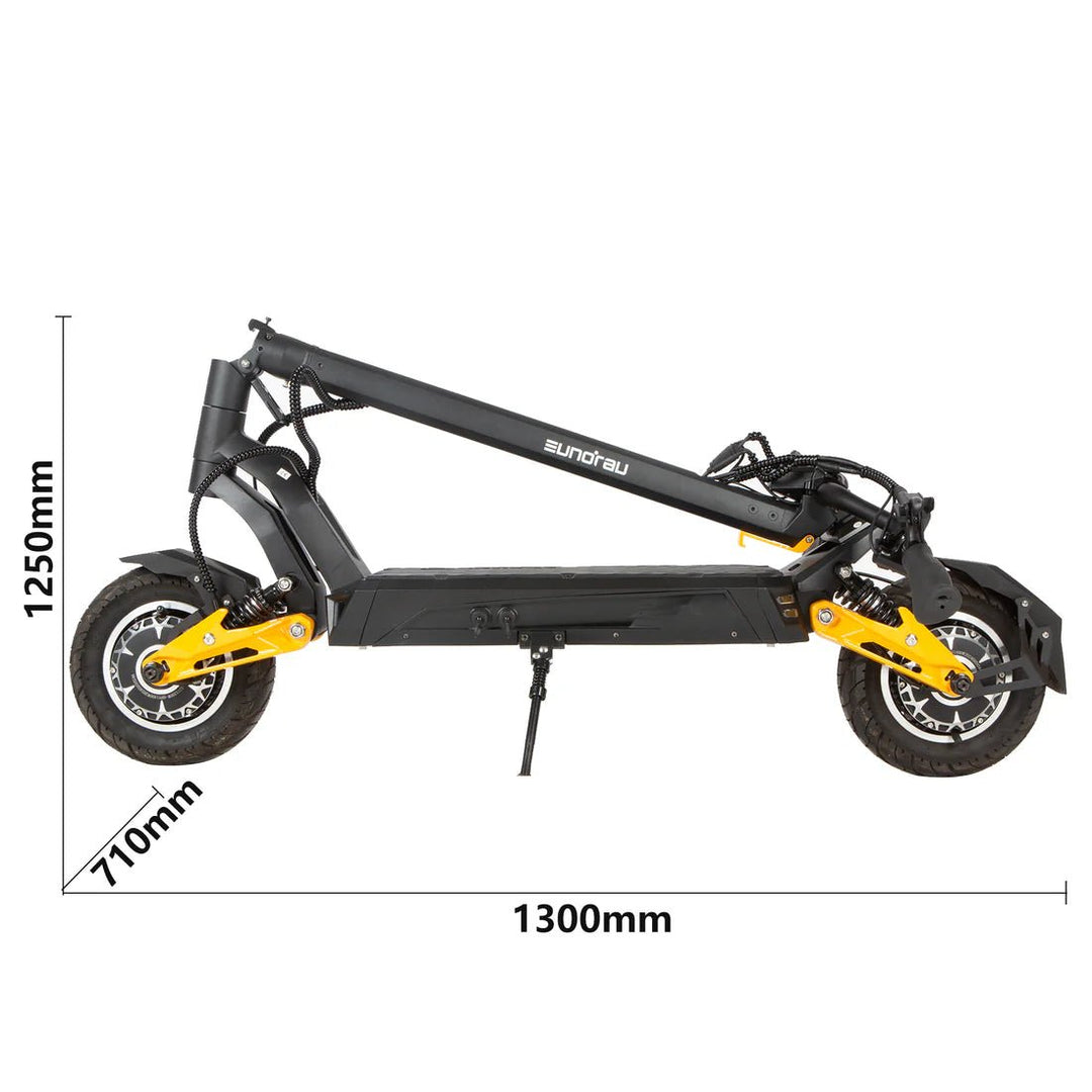 Eunorau|Scooter X1200 Foldable 2400W Dual Motor NFC Security EScooter