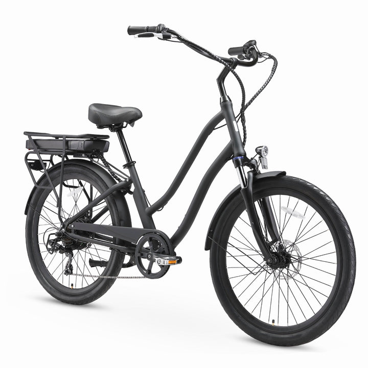 EVRY journey 500W Commuter Hybrid Bike Commuter Electric Bikes Black 3
