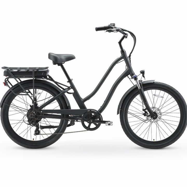 EVRY journey 500W Commuter Hybrid Bike Commuter Electric Bikes Black 4
