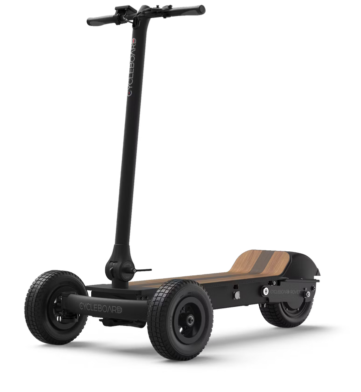 CycleBoard Rover| Lean-to-Steer Electric Scooter | Off-Road 3-Wheeler