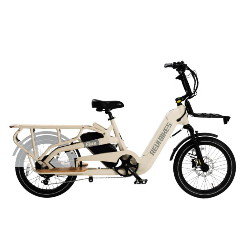 REVI BIKES| Flux Long Range Utility E-Bike | Family Ready, 100-Mile Range Option