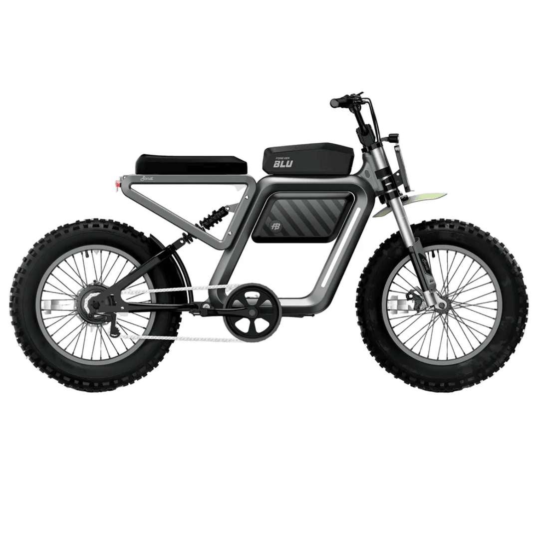 FOREVER BLU BONDI Moped Style E-Bike Moped-Style Electric Bikes Titan Grey 14