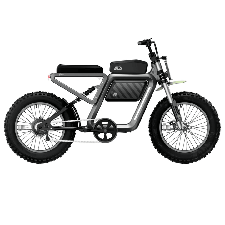 FOREVER BLU BONDI Moped Style E-Bike Moped-Style Electric Bikes Titan Grey 14