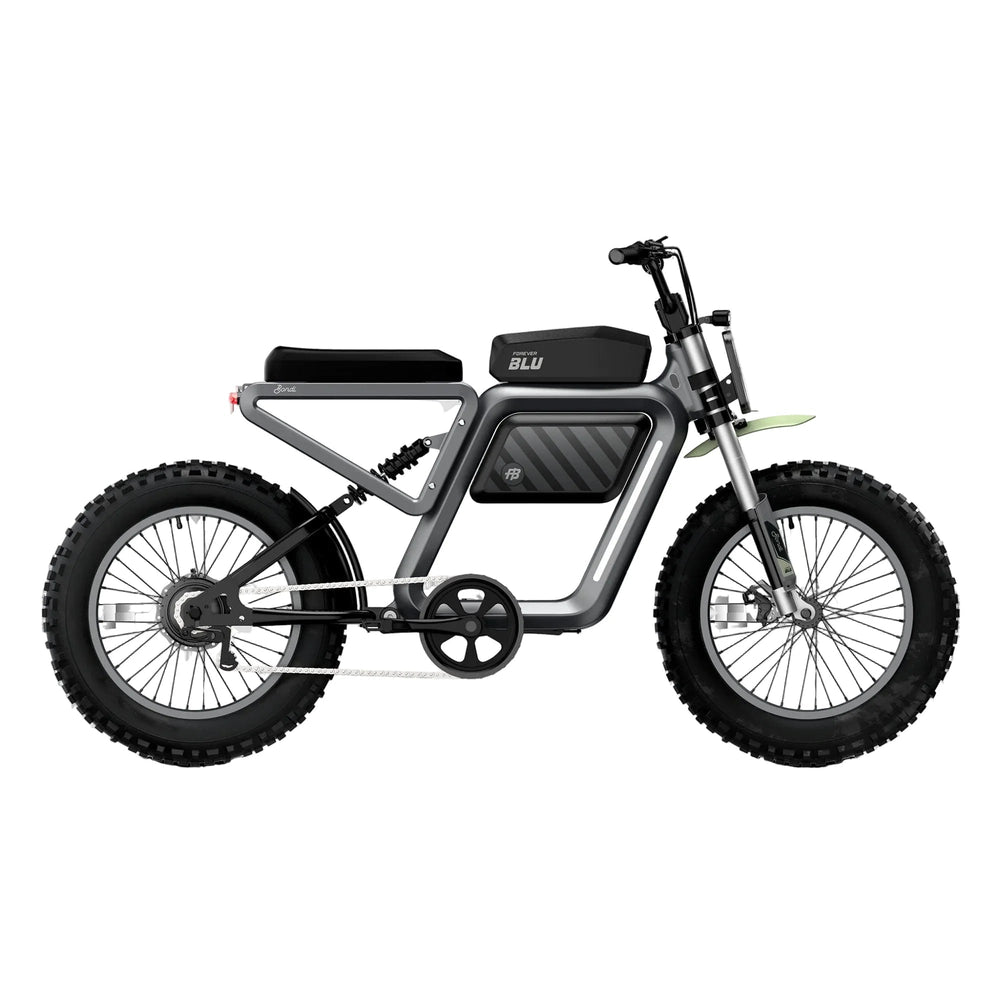 FOREVER BLU BONDI Moped Style E-Bike Moped-Style Electric Bikes Racing Oil 2