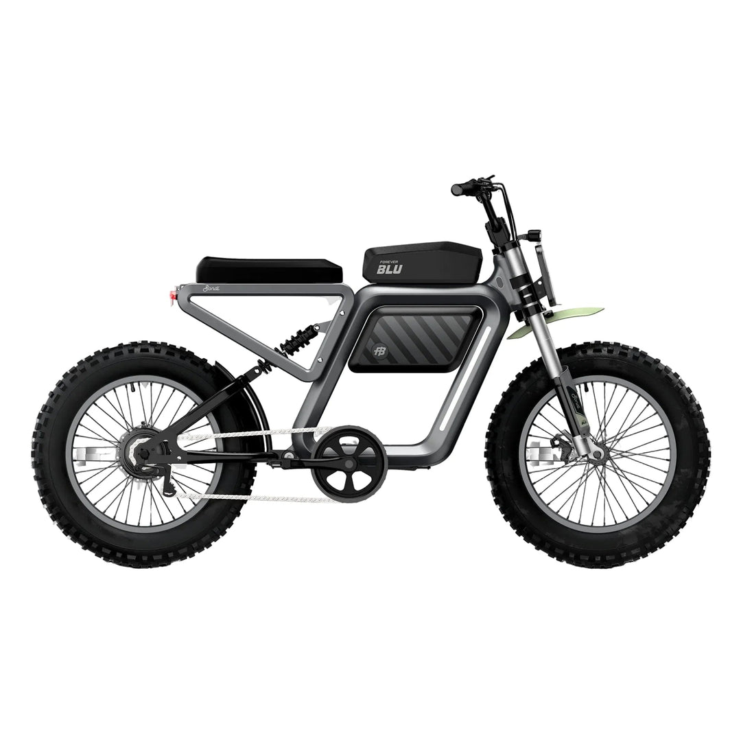 FOREVER BLU BONDI Moped Style E-Bike Moped-Style Electric Bikes Racing Oil 2