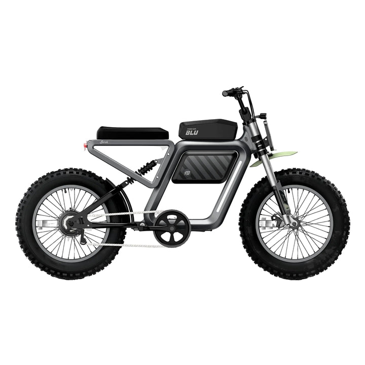 FOREVER BLU BONDI Moped Style E-Bike Moped-Style Electric Bikes Racing Oil 2