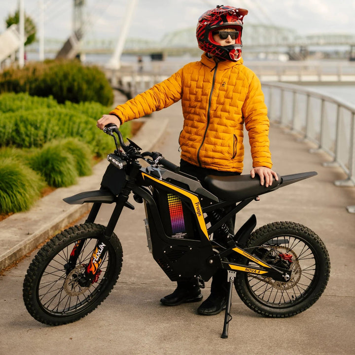 Freego Nova 4 Mid-Drive Electric Dirt Bike Freego Dirt E-Bike Free 2-year 11