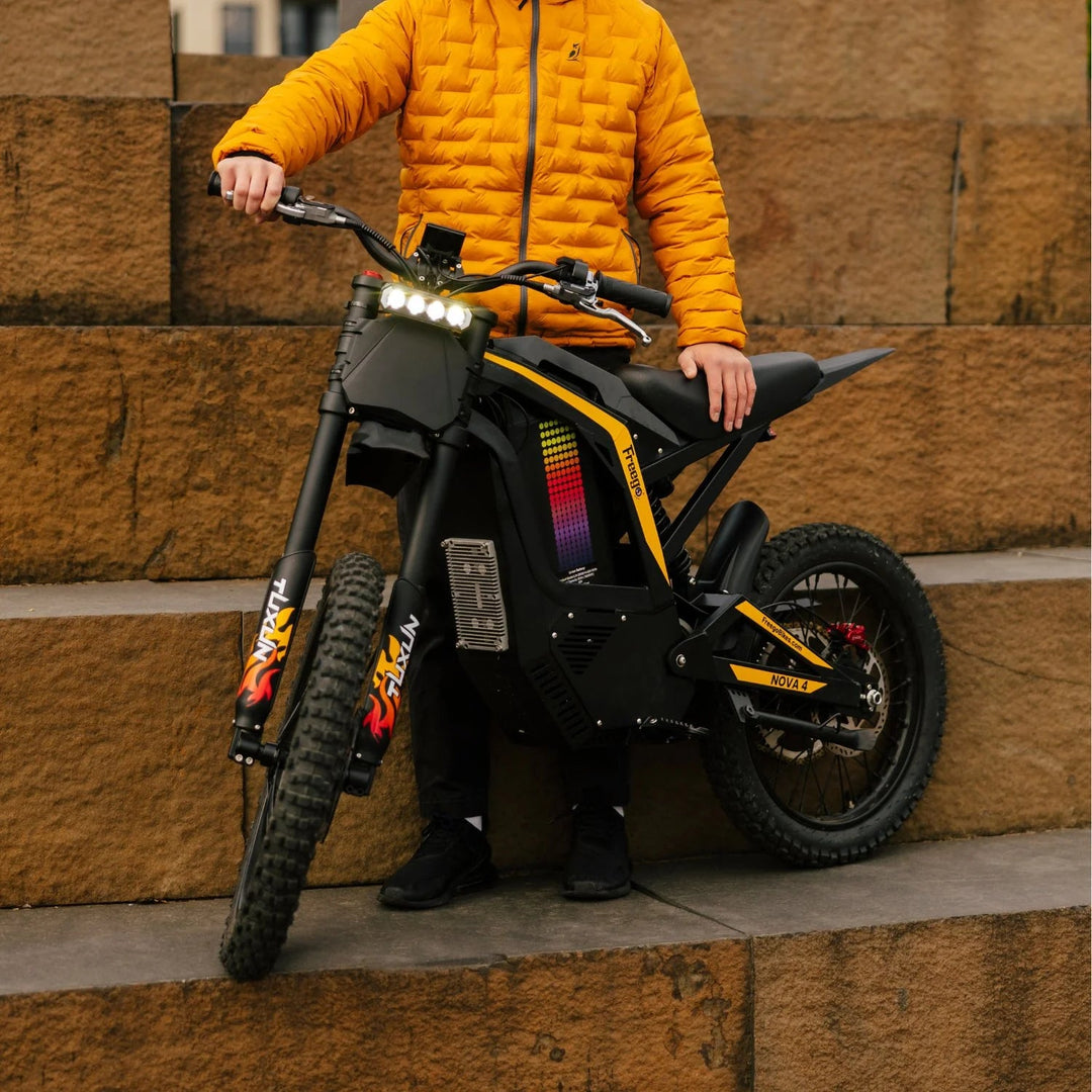 Freego Nova 4 Mid-Drive Electric Dirt Bike Freego Dirt E-Bike Free 2-year 3