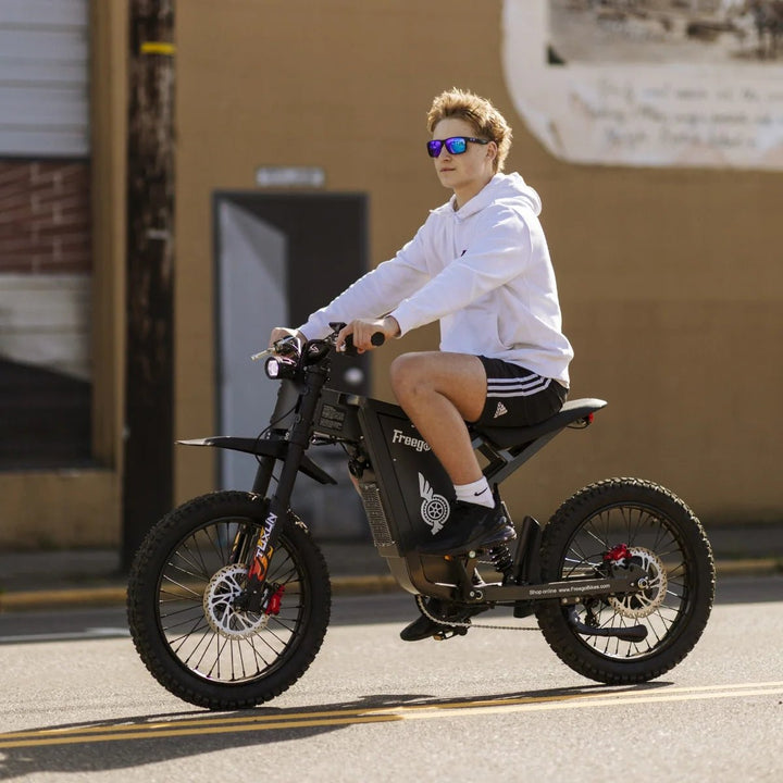 Freego X1 Series Agile All-Terrain Electric Dirt Bikes with Pedals Freego Dirt E-Bike X1 Standard 8