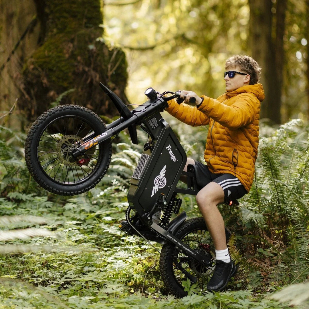 Freego X1 Series Agile All-Terrain Electric Dirt Bikes with Pedals Freego Dirt E-Bike X1 Standard 10