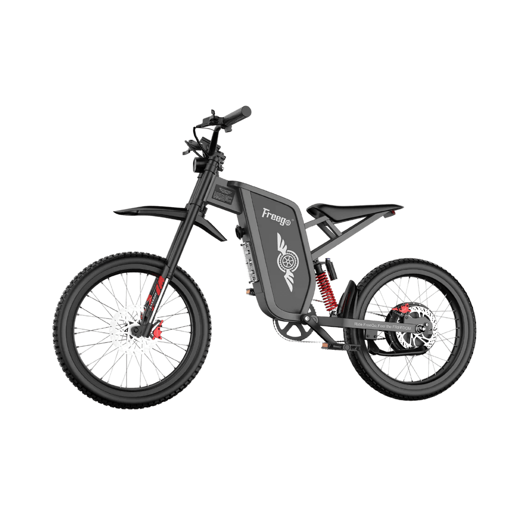 Freego X1 Series Agile All-Terrain Electric Dirt Bikes with Pedals Freego Dirt E-Bike X1 Standard 3