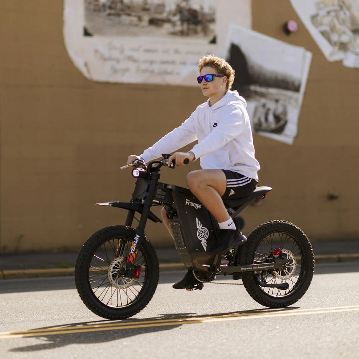 Freego X1 Series Agile All-Terrain Electric Dirt Bikes with Pedals Freego Dirt E-Bike X1 Standard 5
