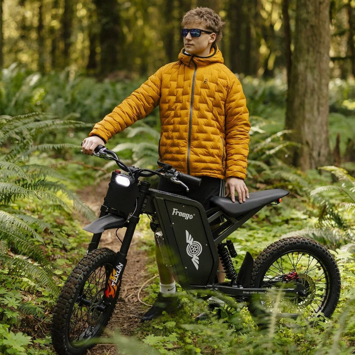 Freego X1 Series Agile All-Terrain Electric Dirt Bikes with Pedals Freego Dirt E-Bike X1 Standard 9