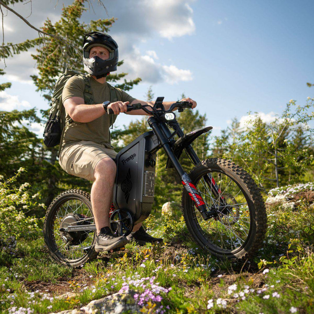Freego X2 Pro All-Terrain Dirt eBike Freego Dirt E-Bike Red Limited 18