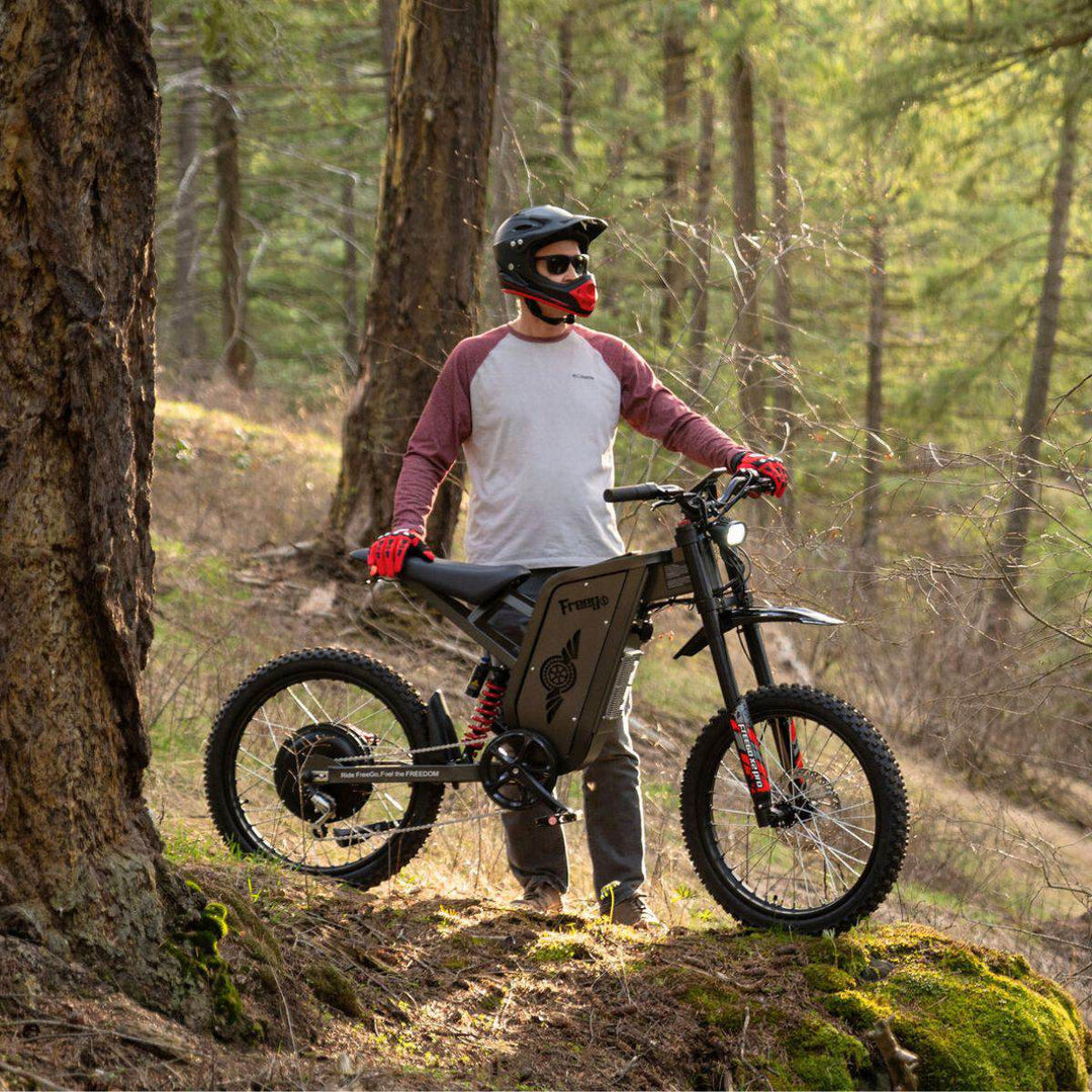 Freego X2 Pro All-Terrain Dirt eBike Freego Dirt E-Bike Red Limited 17