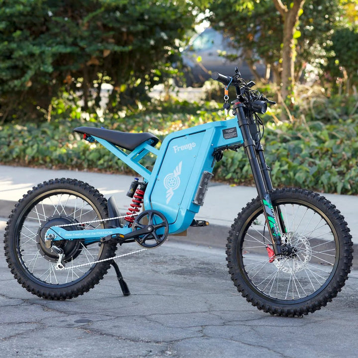 Freego X2 Pro All-Terrain Dirt eBike Freego Dirt E-Bike Blue Limited 3