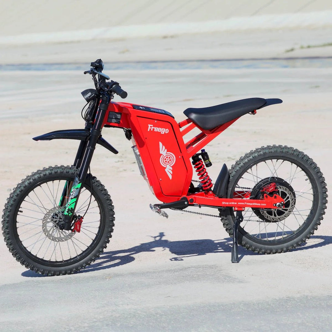 Freego X2 Pro All-Terrain Dirt eBike Freego Dirt E-Bike Red Limited 6