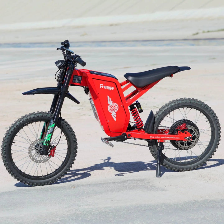 Freego X2 Pro All-Terrain Dirt eBike Freego Dirt E-Bike Red Limited 6