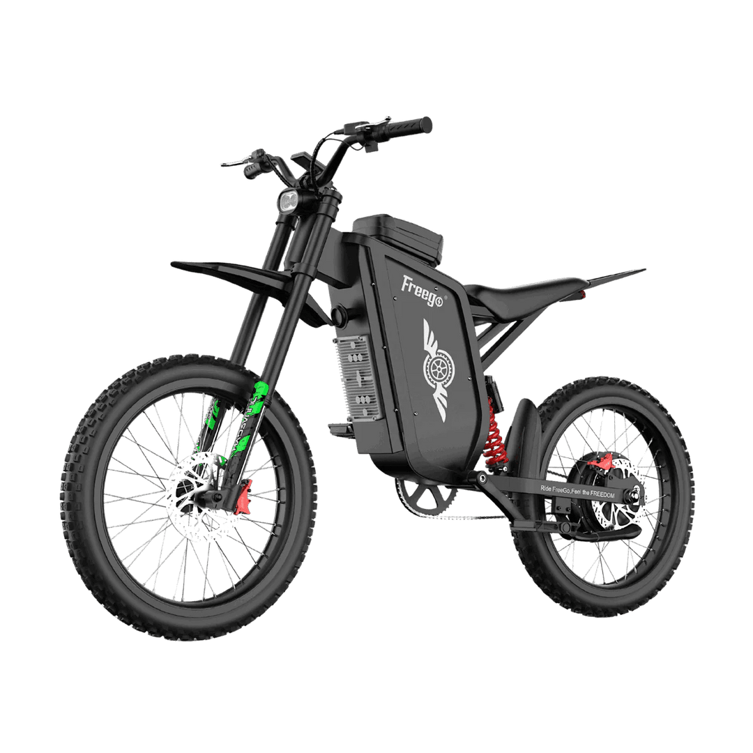 Freego X3 All-Terrain Electric Dirt Bike with Pedals Freego Dirt E-Bike Free 2-year 5