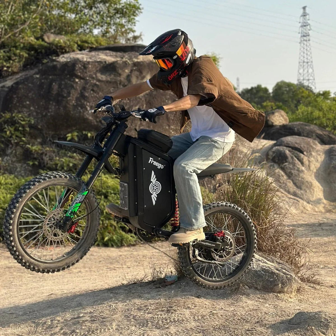 Freego X3 All-Terrain Electric Dirt Bike with Pedals Freego Dirt E-Bike Free 2-year 16