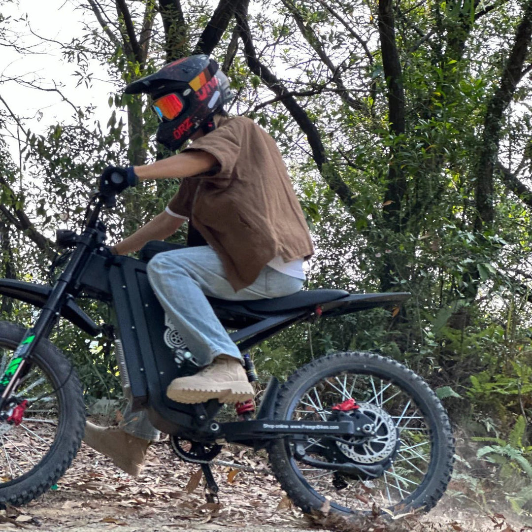 Freego X3 All-Terrain Electric Dirt Bike with Pedals Freego Dirt E-Bike Free 2-year 11