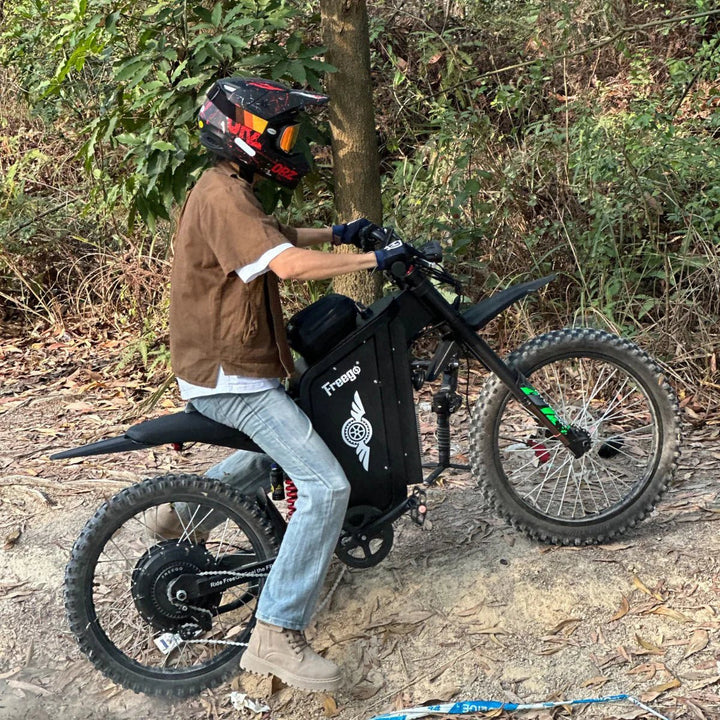 Freego X3 All-Terrain Electric Dirt Bike with Pedals Freego Dirt E-Bike Free 2-year 17