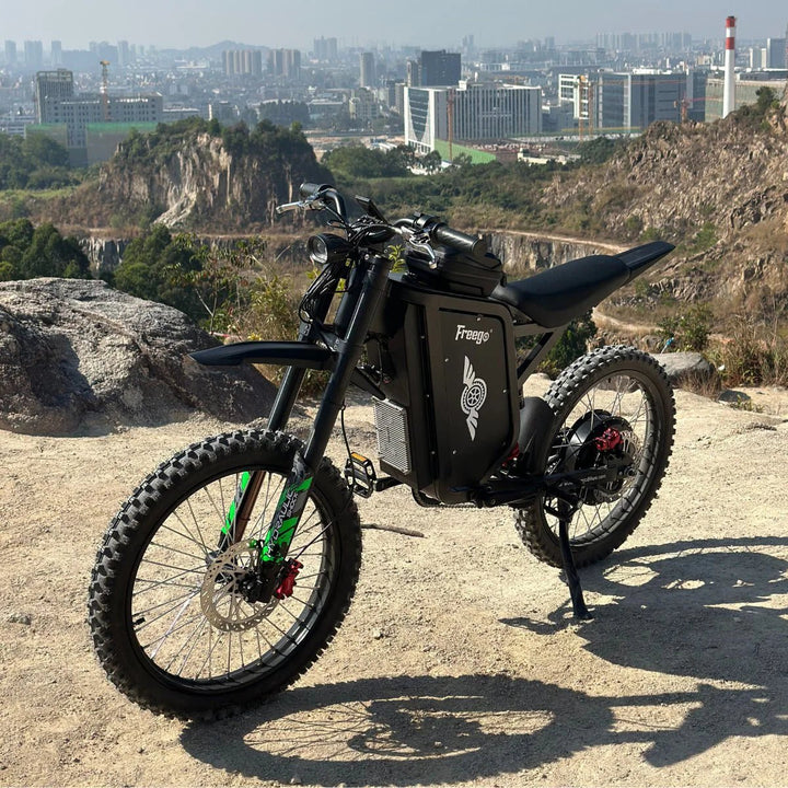 Freego X3 All-Terrain Electric Dirt Bike with Pedals Freego Dirt E-Bike Free 2-year 10