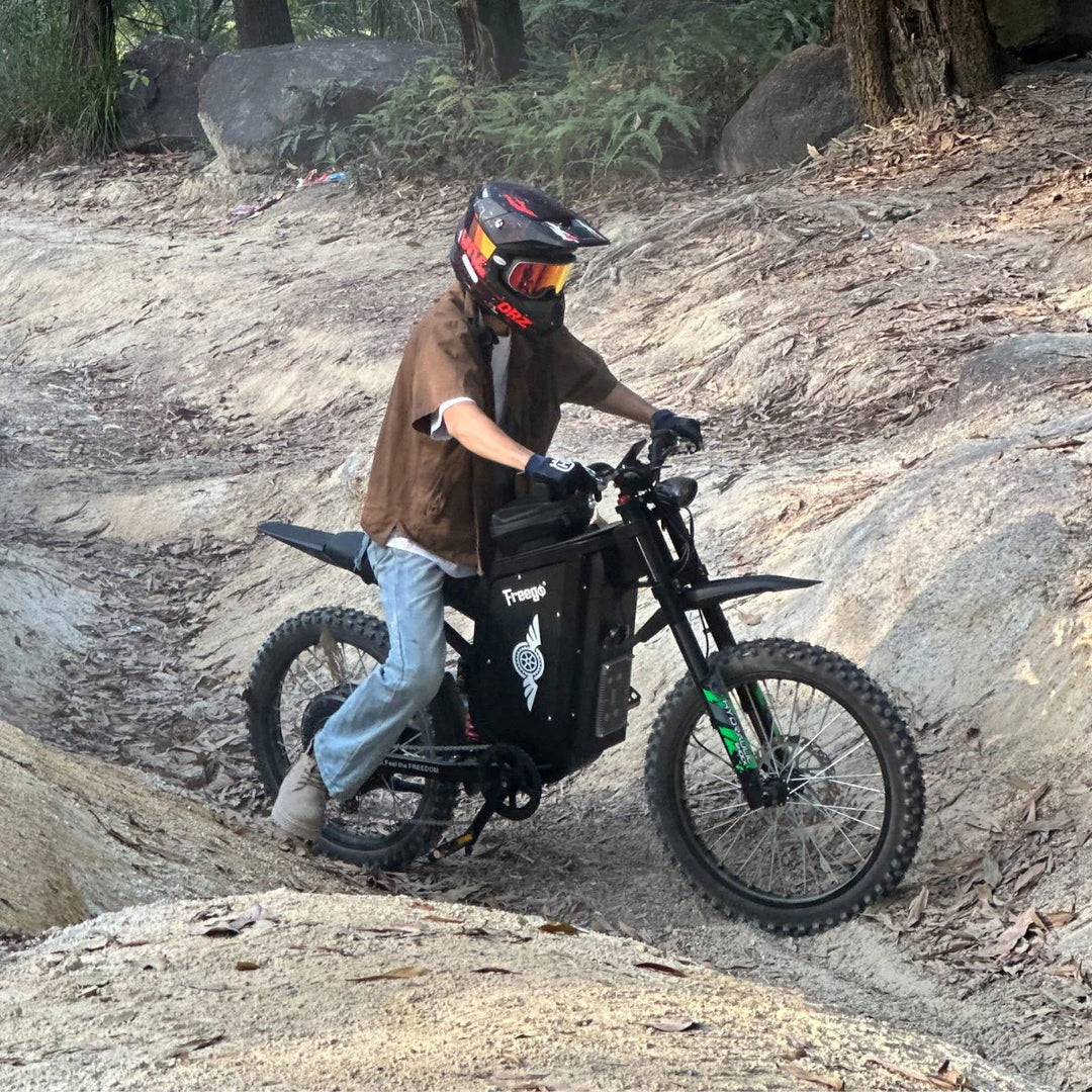 Freego X3 All-Terrain Electric Dirt Bike with Pedals