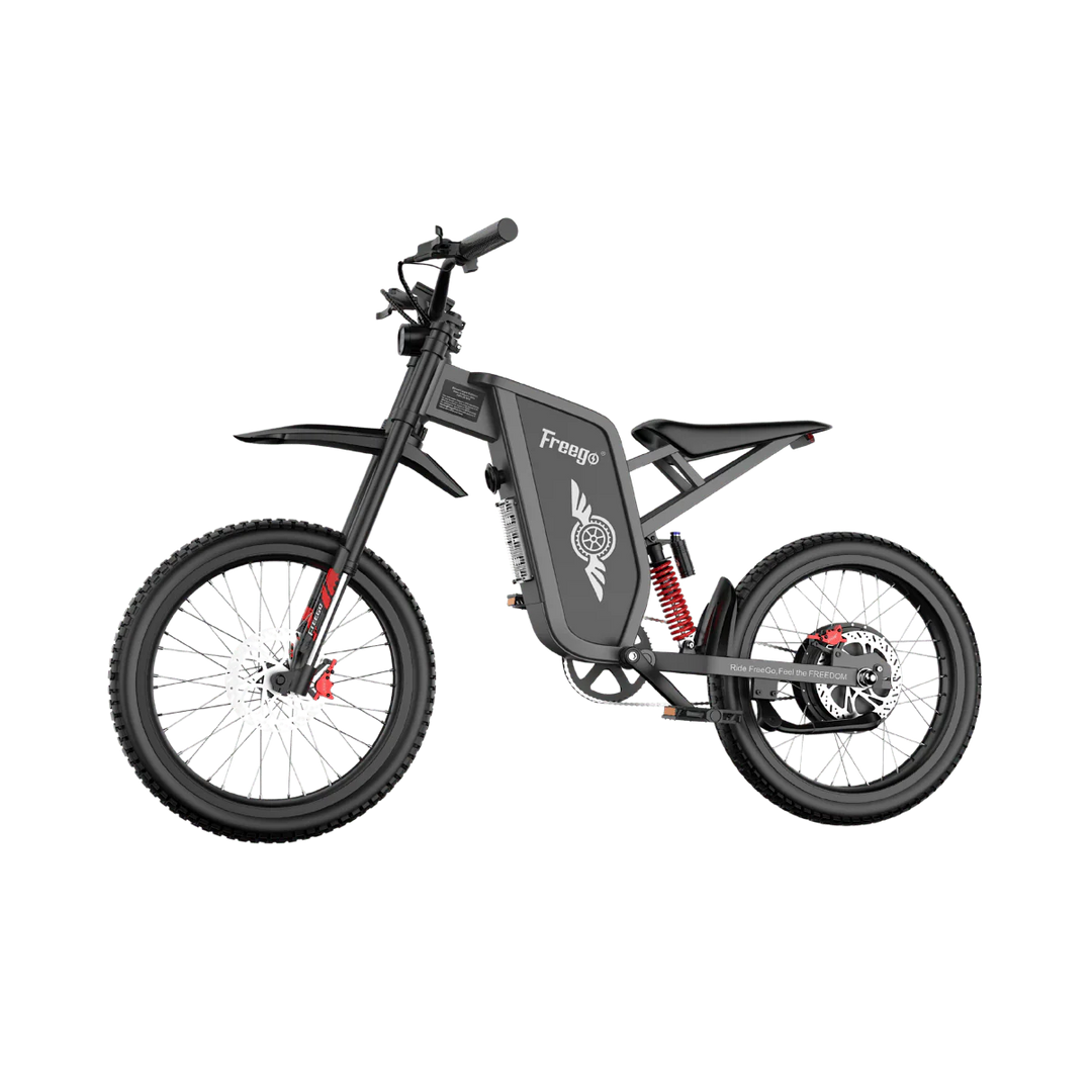 Freego X1 Series Agile All-Terrain Electric Dirt Bikes with Pedals