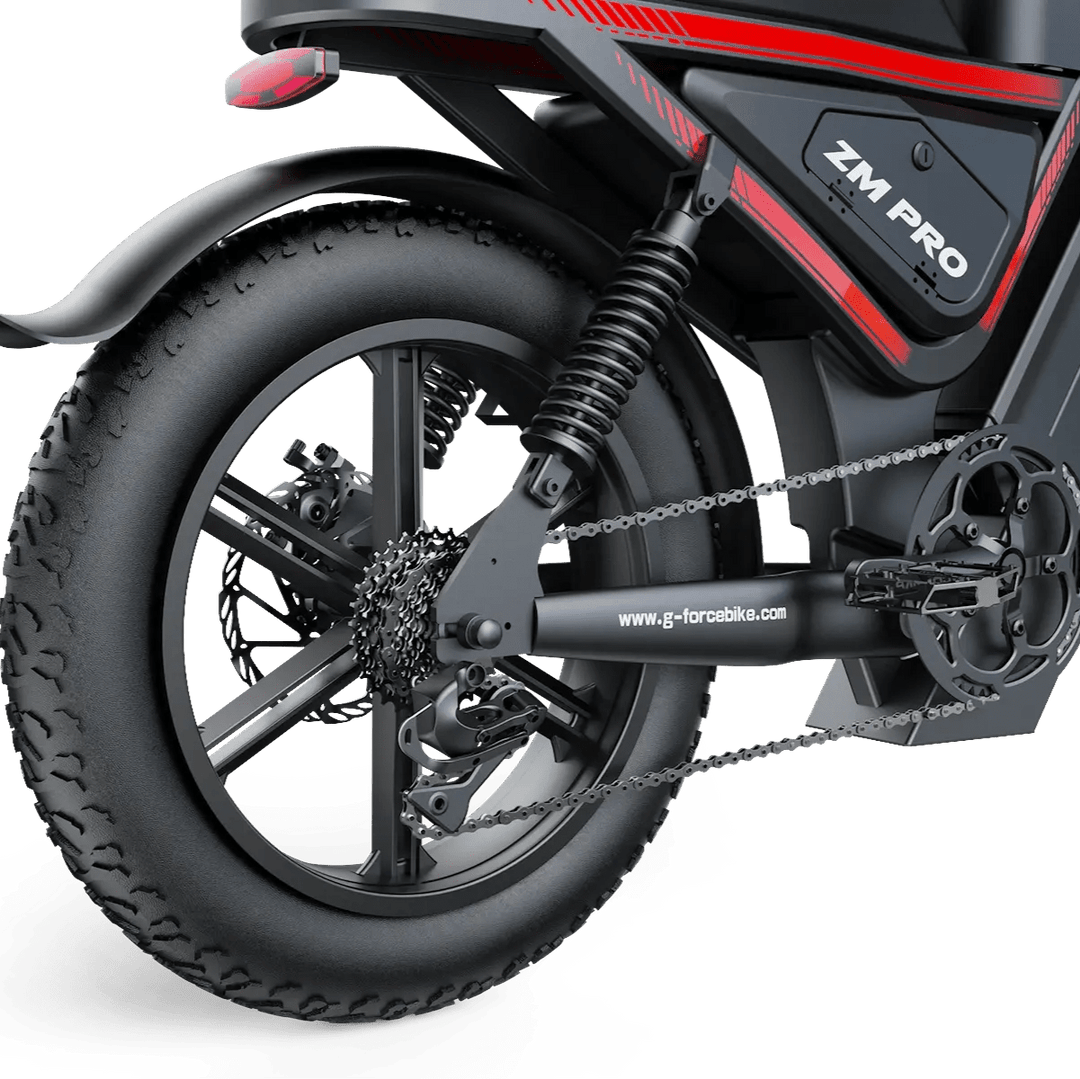 G-FORCE ZM PRO 1500W Full Suspension Fat Tire Electric Bikes 7
