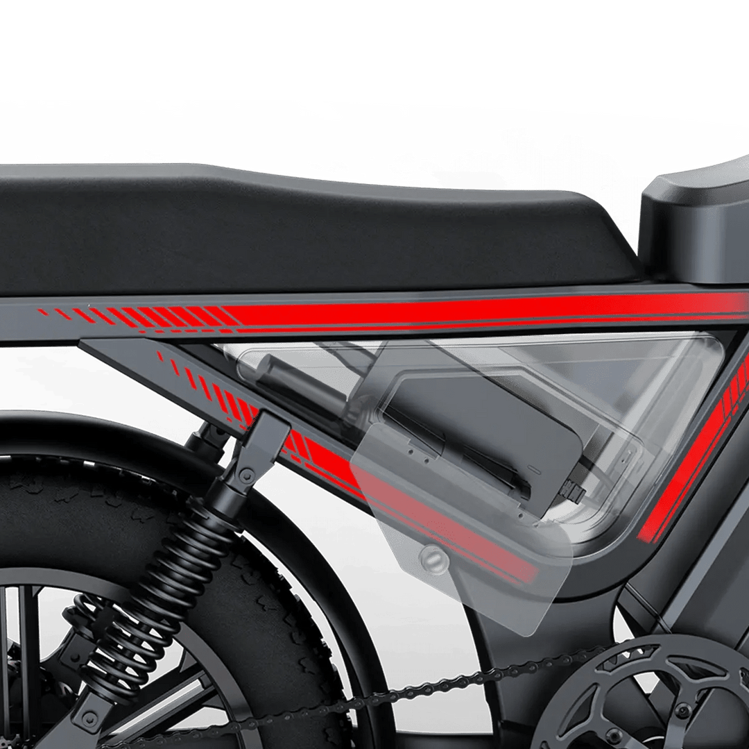 G-FORCE ZM PRO 1500W Full Suspension Fat Tire Electric Bikes 5