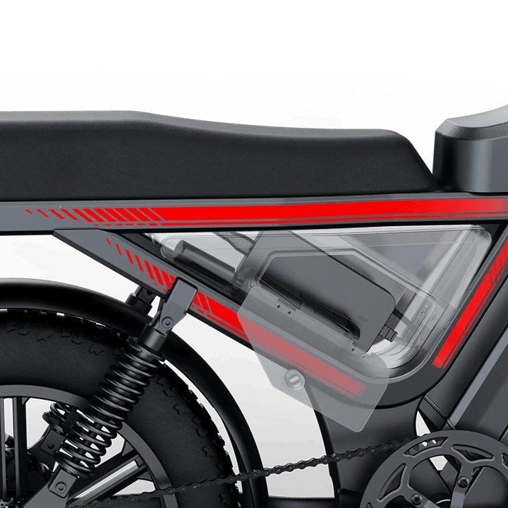 G-FORCE ZM PRO 1500W Full Suspension Fat Tire Electric Bikes 5