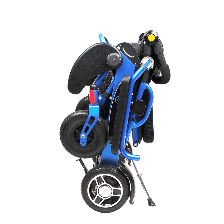 Geo Cruiser DX Electric Wheelchair – Folding, Airline Approved, 56 lbs Folding Electric Wheelchairs Royal Blue 13