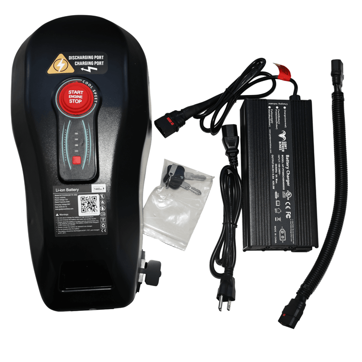 Goat Power 72V 20AH 2nd Battery Kit for Mini Goat Gas Tank Style Range Extender Batteries 1
