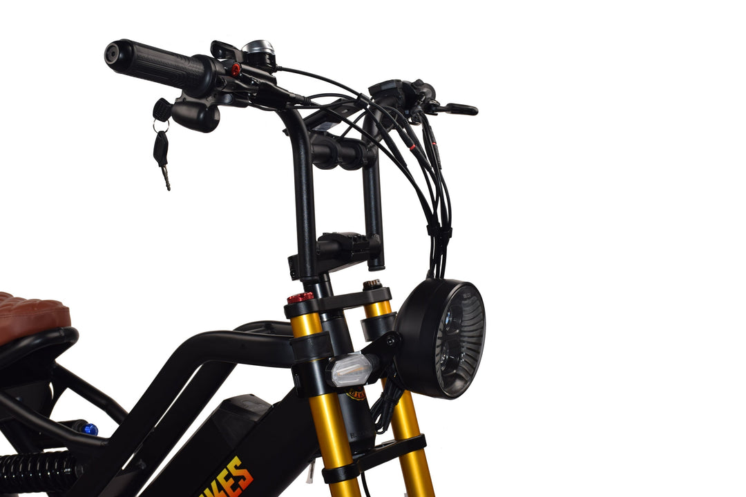 Goat Power Billy Goat V3 Electric Bike 3000W 50MPH Moped Style Ebike Moped-Style Electric Bikes ORIGINAL GRADIENT - PEDALS 10