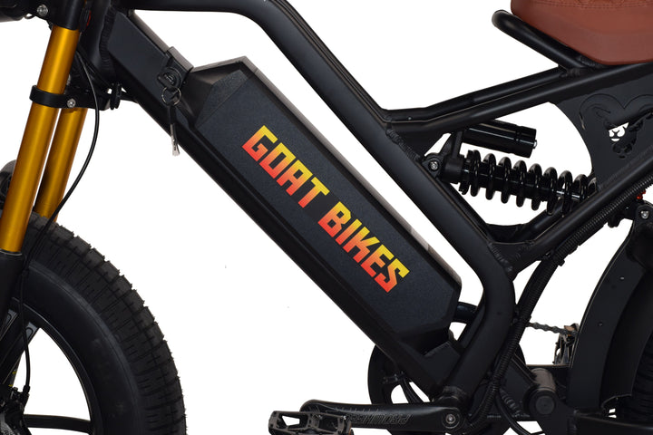 Goat Power Billy Goat V3 Electric Bike 3000W 50MPH Moped Style Ebike Moped-Style Electric Bikes ORIGINAL GRADIENT - PEDALS 20
